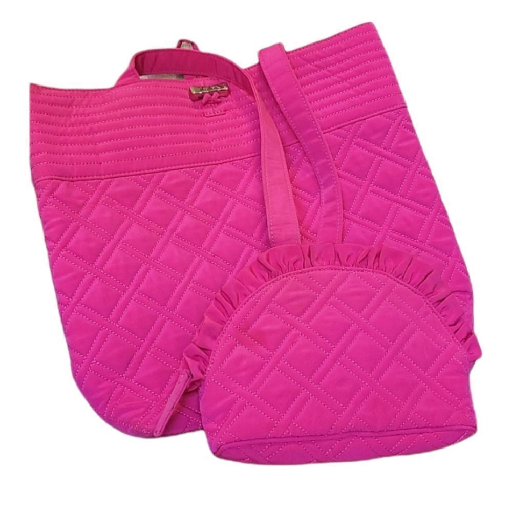 Vera Bradley Pink Quilted 2pc Bag
